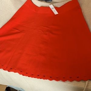 NWT Orange Ann Taylor Skirt